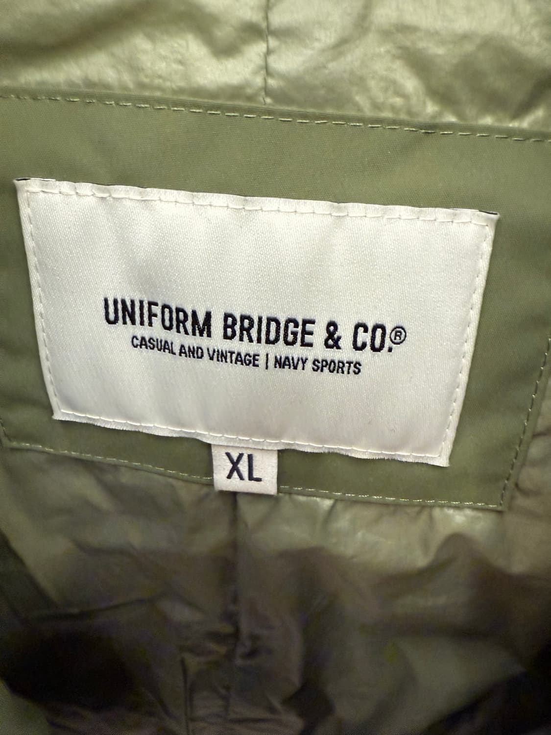 유니폼브릿지 m65 down parka 세이지 그린 xl 패딩 상품이미지5