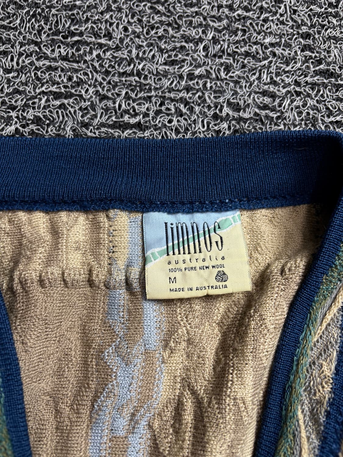 림노스 오스트레일이라 오리지날 케이블 패턴 스웨터 가디건 2155 상품이미지3