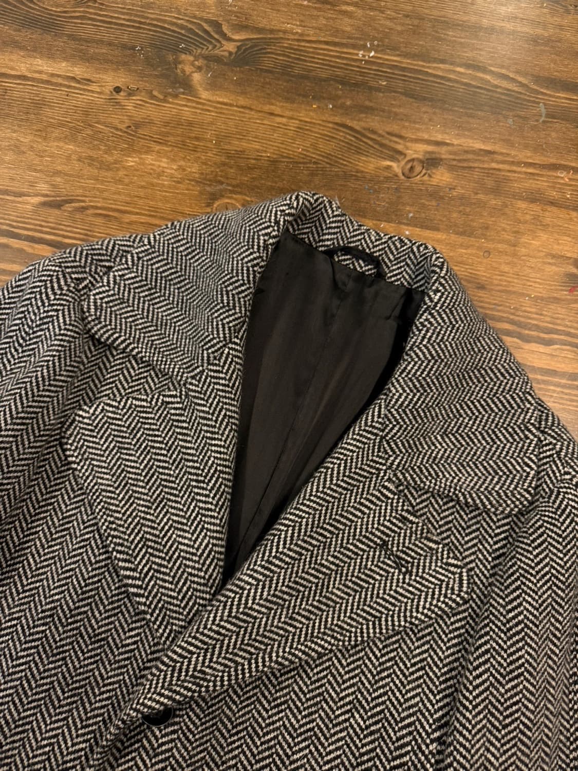 아르마니 꼴레지오니 헤링본 카반코트 100~103 상품이미지7