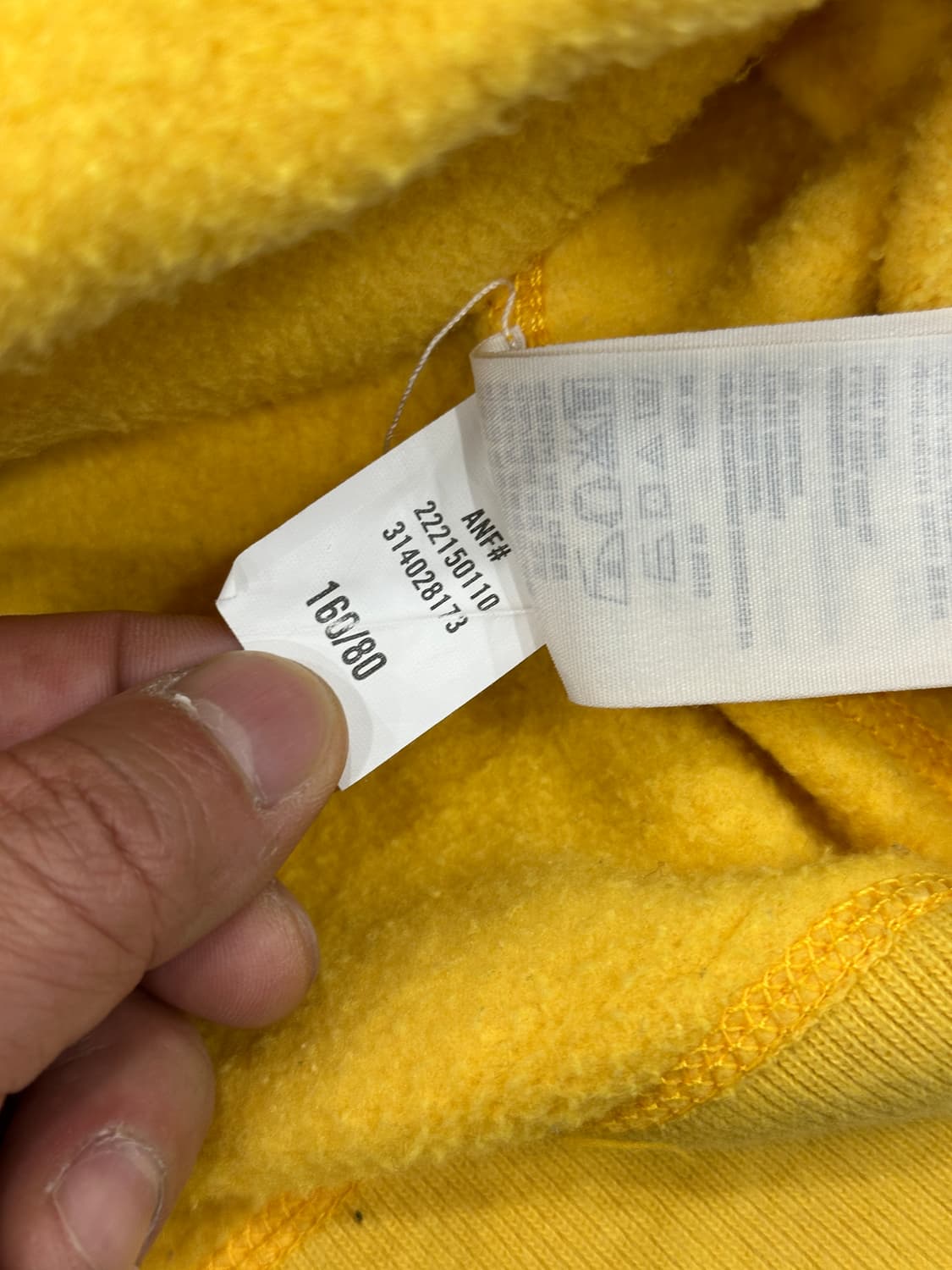 아베크롬비 후드티 옐로우 상품이미지6