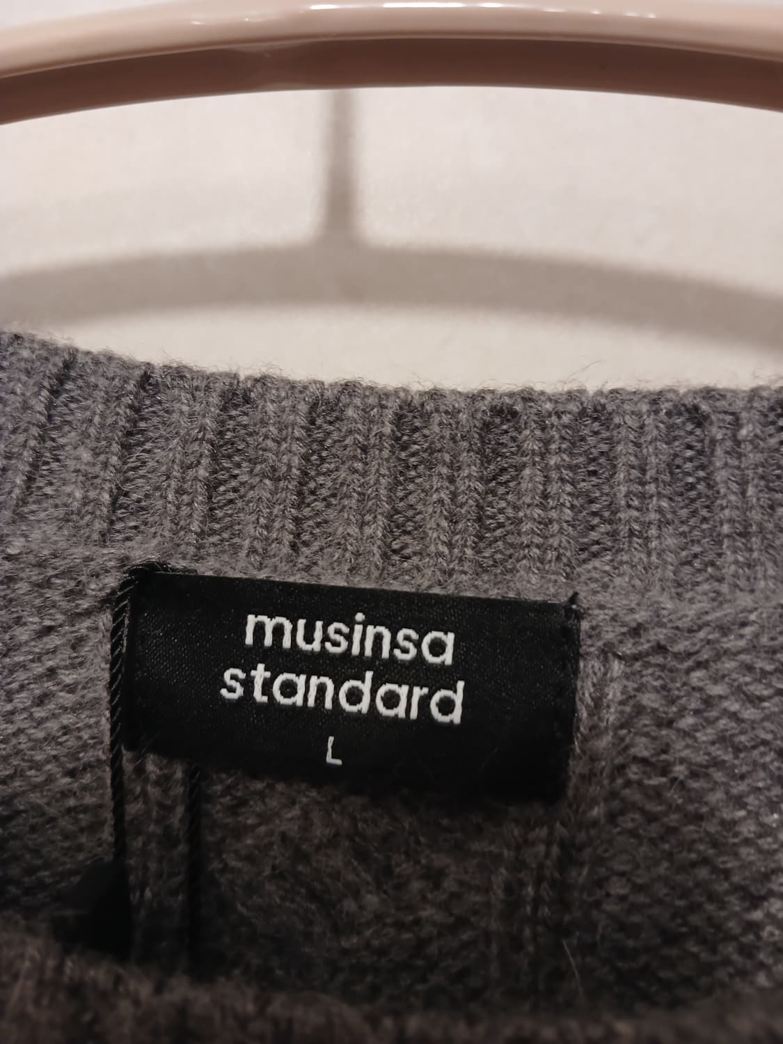 무신사스탠다드 정품 여성 크롭스타일 니트 L 사이즈 상품이미지2