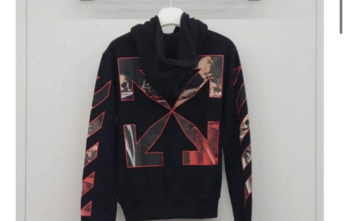 오프화이트 카라바조 후드티팝니다 상품이미지1