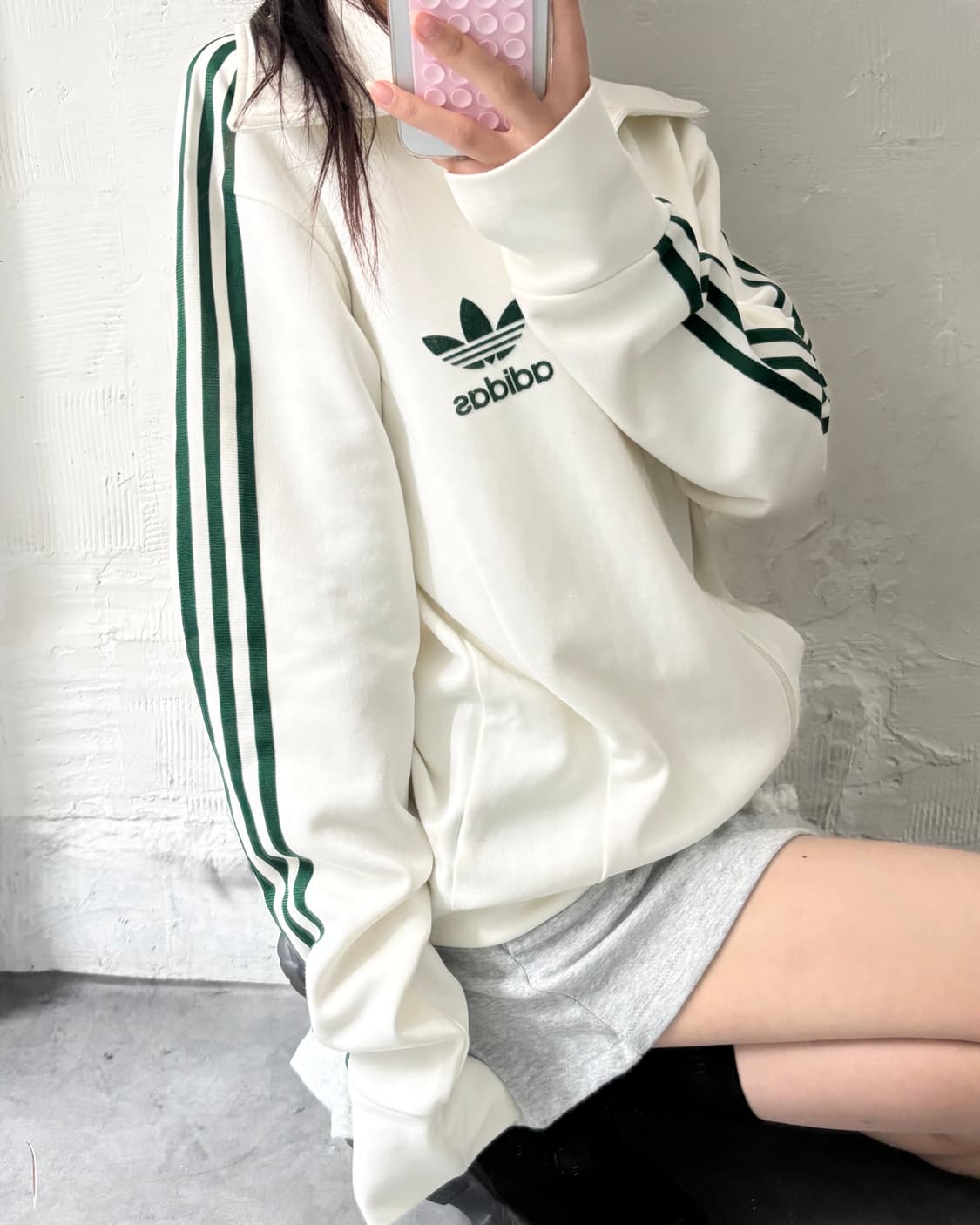 Adidas 아디다스 00‘s 흰초 유로파 3-라인 트랙탑 상품이미지1