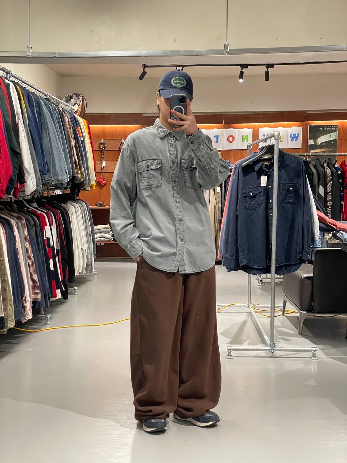 빈티지 투포켓 워크 셔츠 상품이미지2