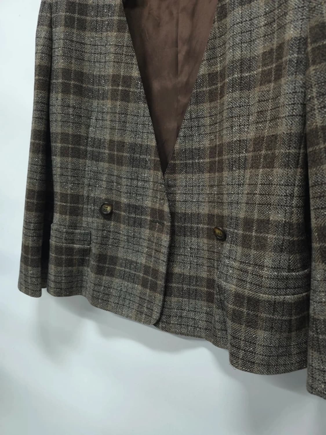 막스마라 SPORTMAX 체크 블레이저 Made in Italy 상품이미지4