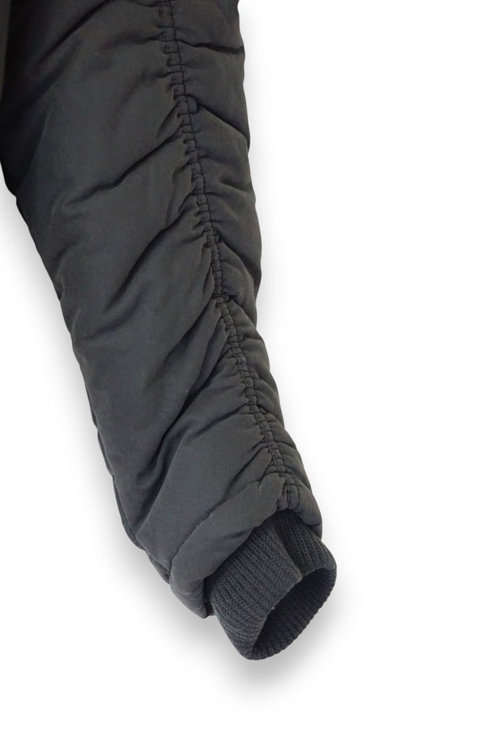 셔링 하이넥 패딩 자켓 상품이미지4