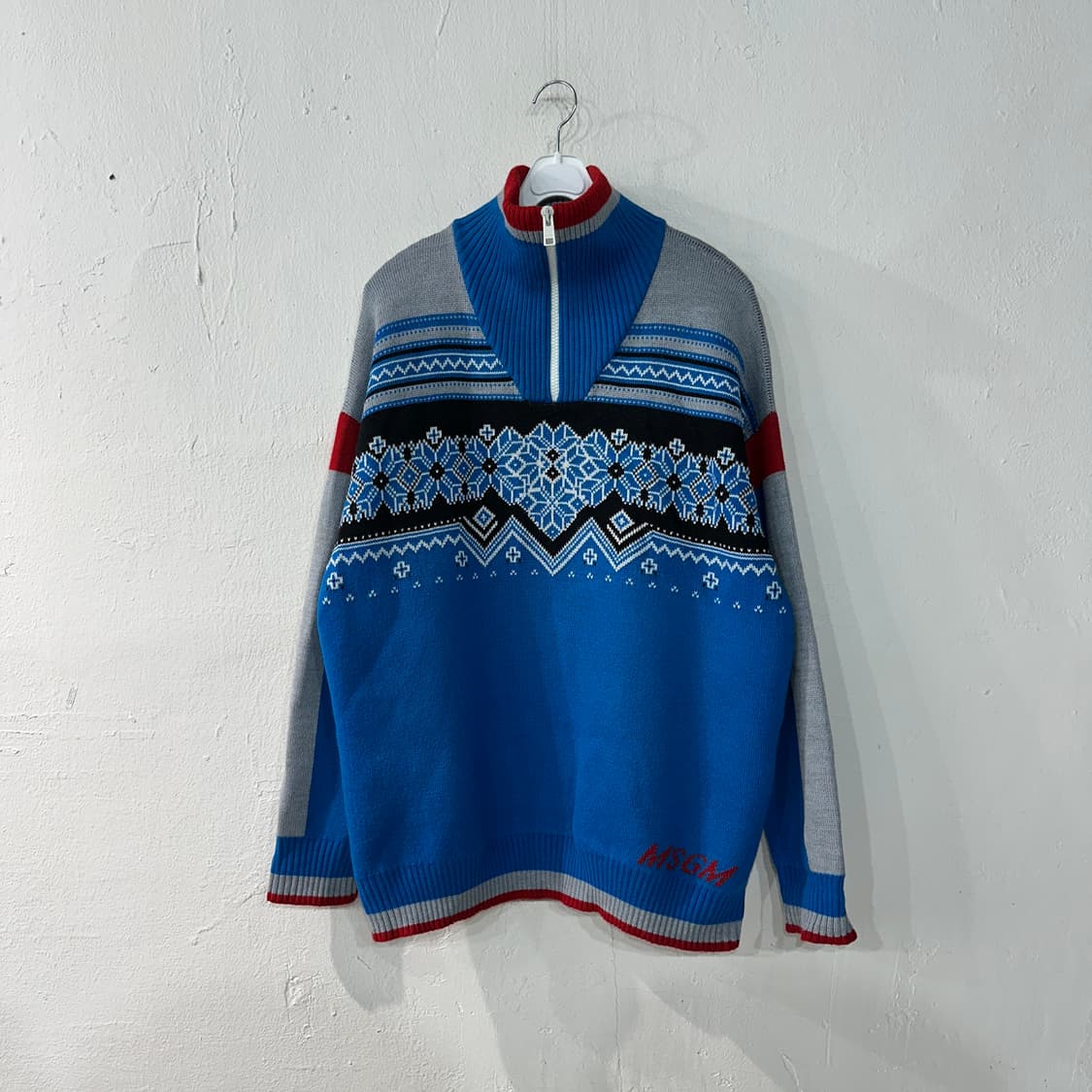 MSGM 반집업 니트 상품이미지1