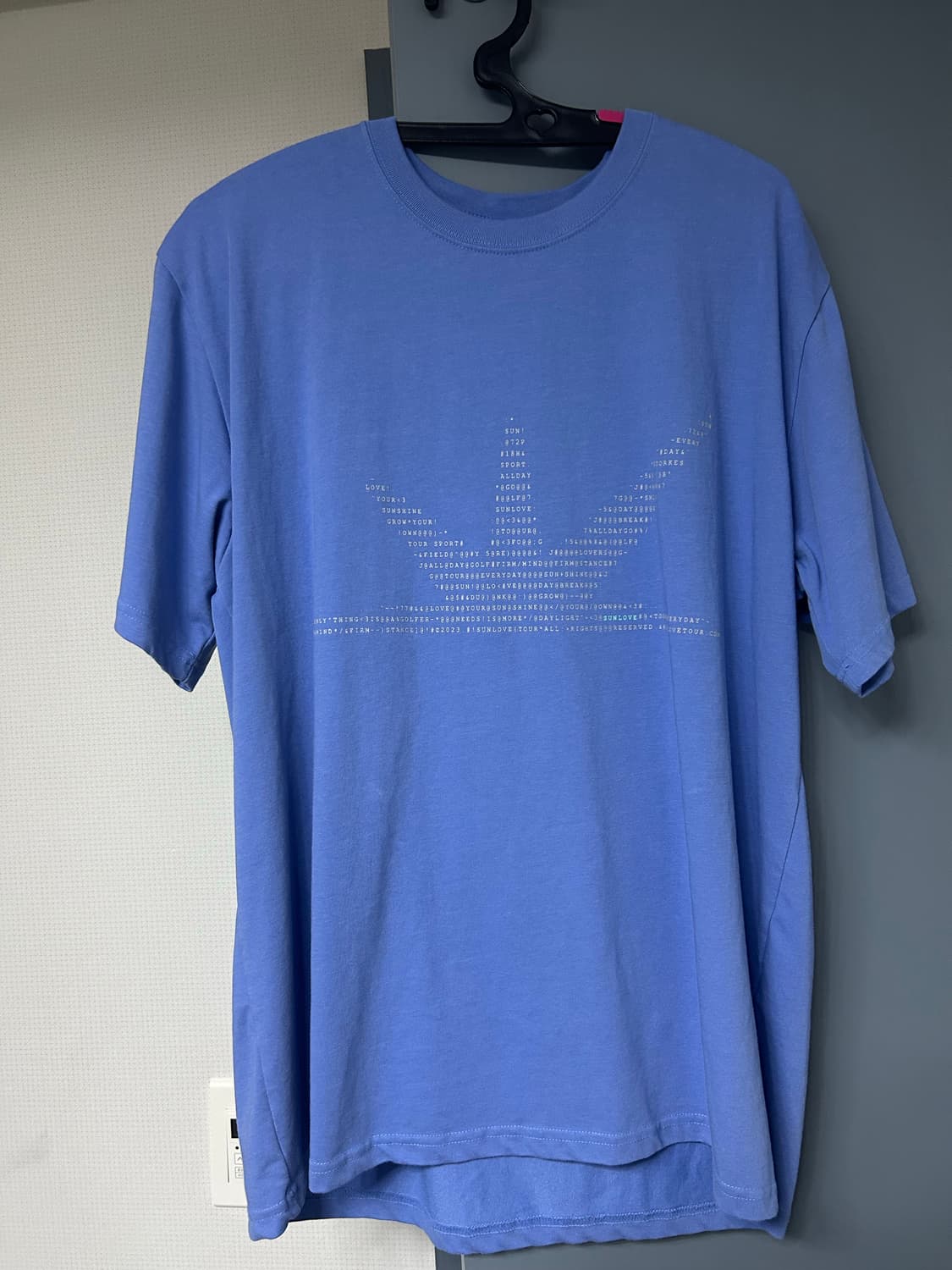 썬러브 ASCII Daybreak Tee Blue 반팔 L 상품이미지1