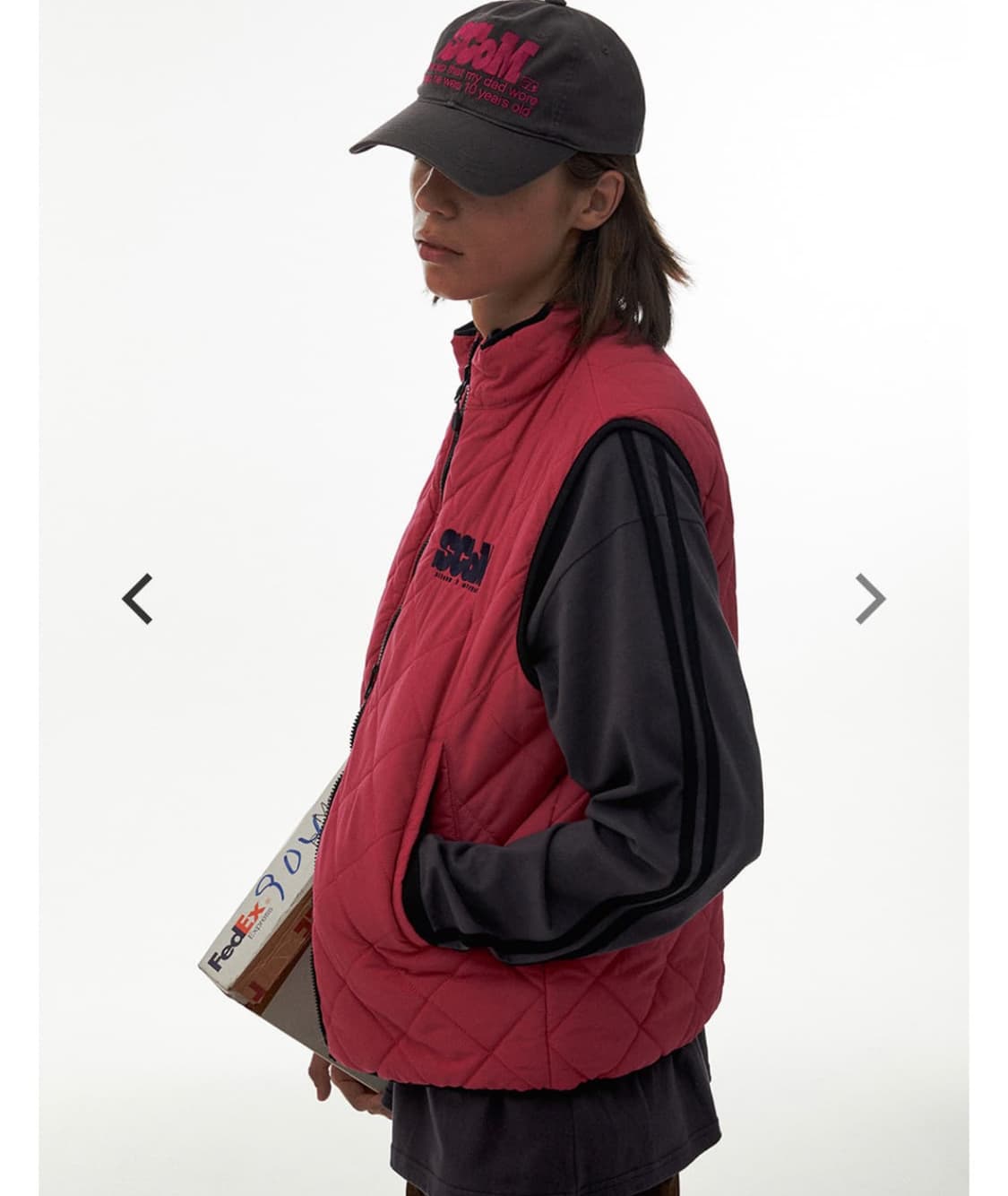 테켓 조끼 퀄팅 베스트 패딩 새상품 teket 상품이미지1