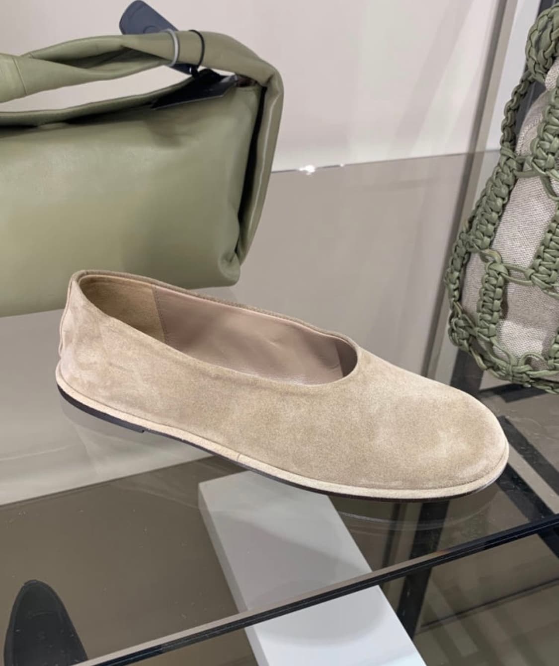 마시모두띠 소프트 스웨이드 레더 발레리나 플랫 슈즈 상품이미지1