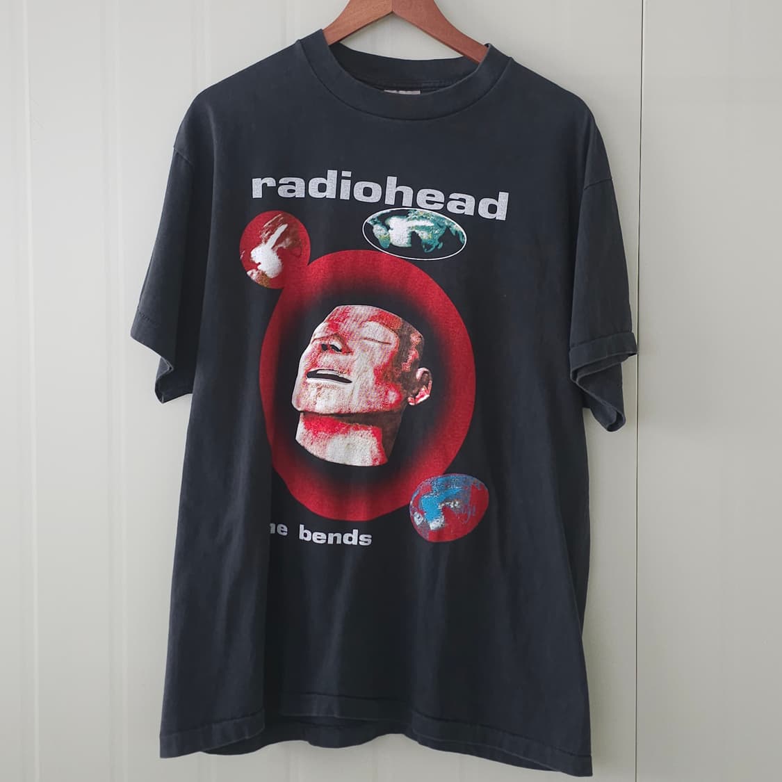 라디오헤드 빈티지 리프린트 티셔츠 상품이미지2