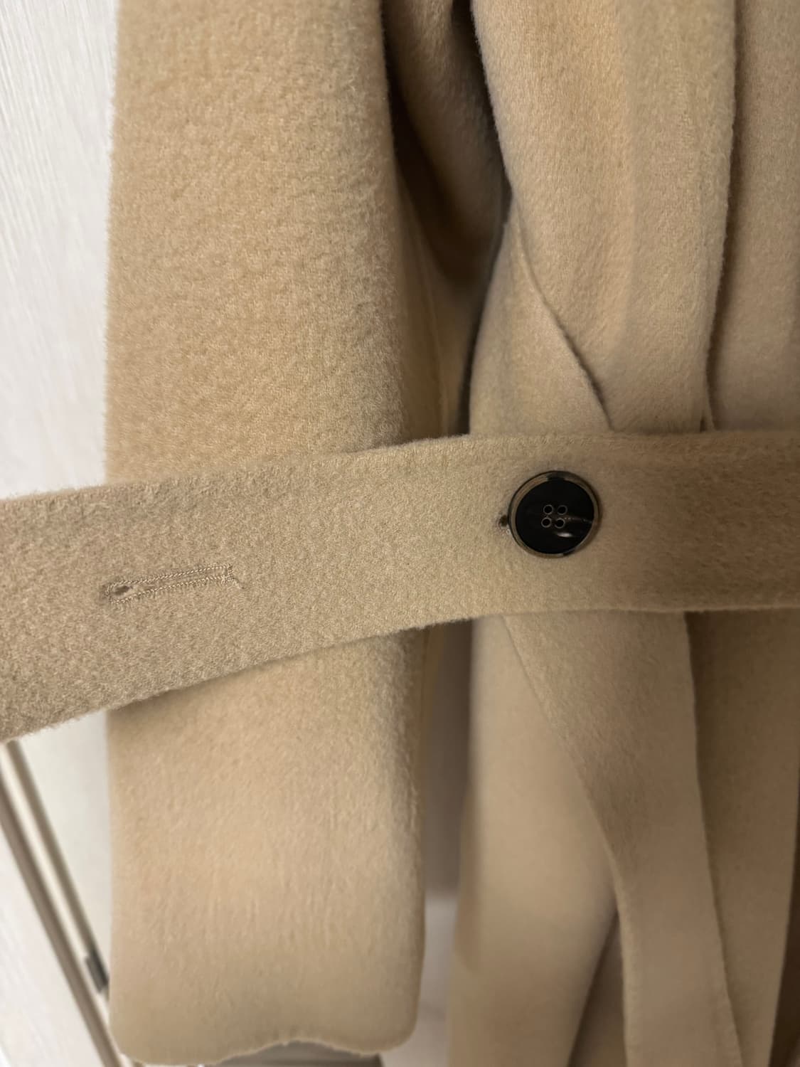 루흐 a17h 카멜베이지 벨티드 캐시미어 코트 상품이미지6