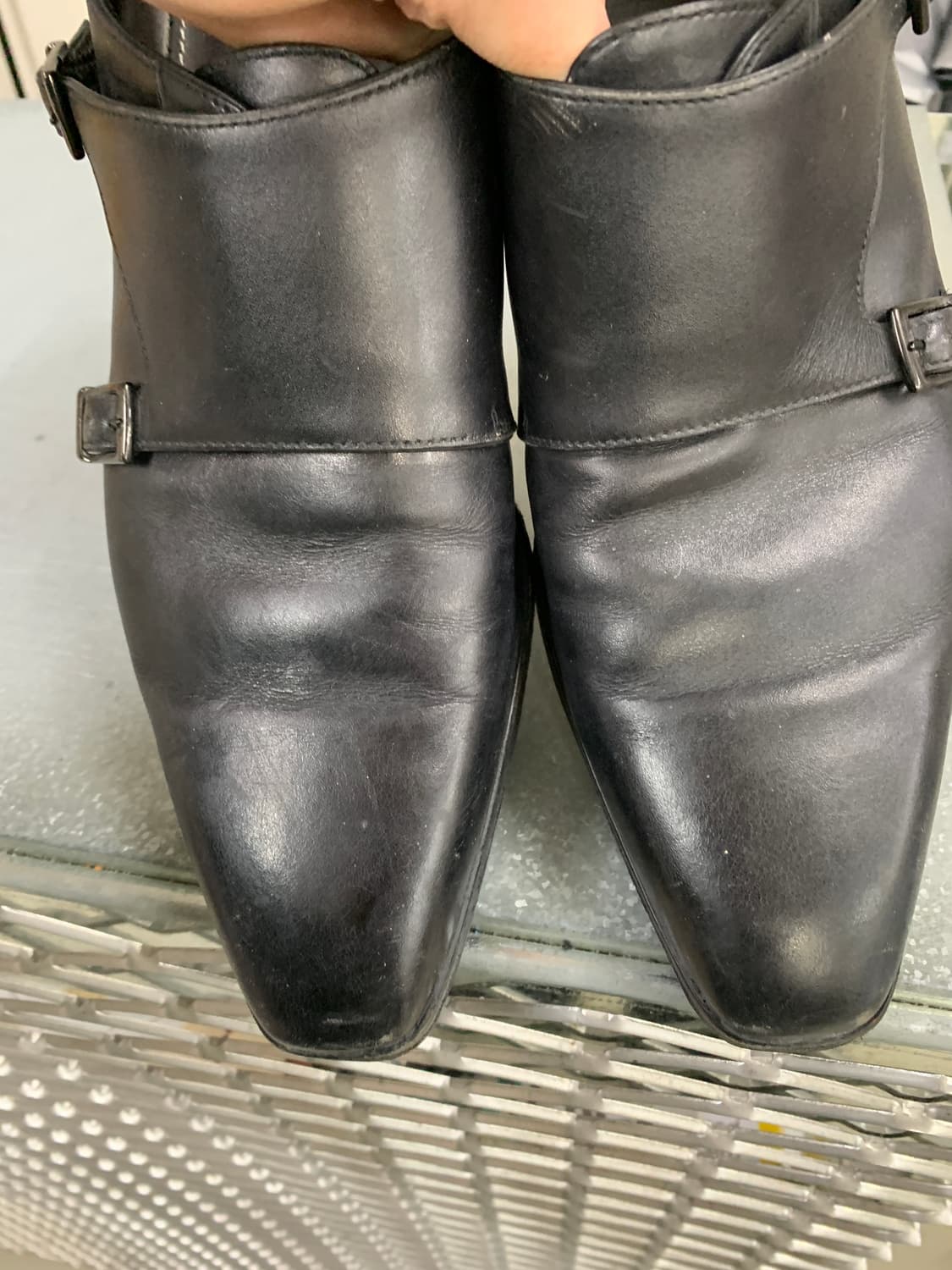 휴고 보스 더블 몽크스트랩 더비 7.5(265) (Gr-3350) 상품이미지4