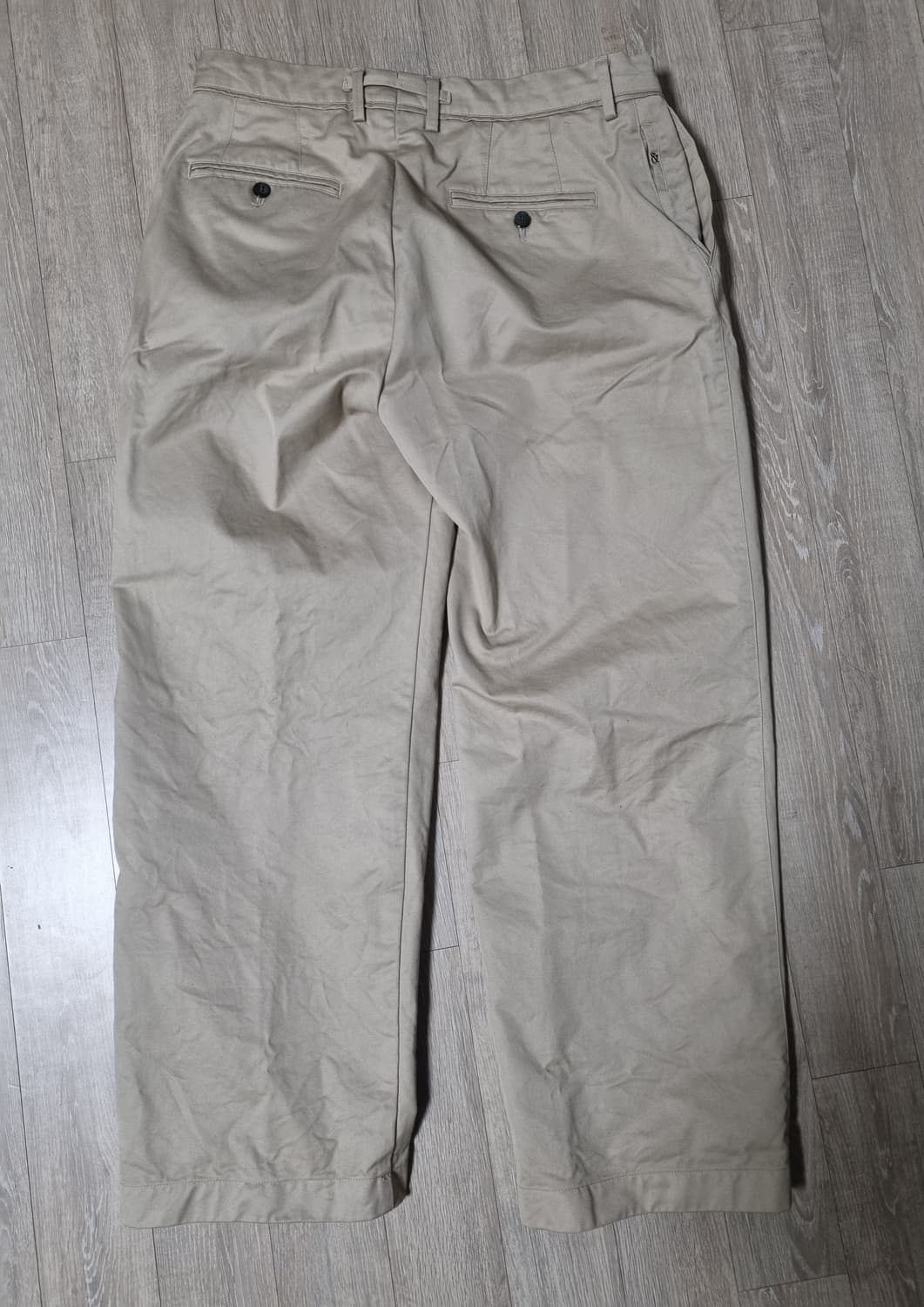 라이즈앤빌로우 어센틱 수피마 302 스트레이트 치노팬츠 34 카키 상품이미지4