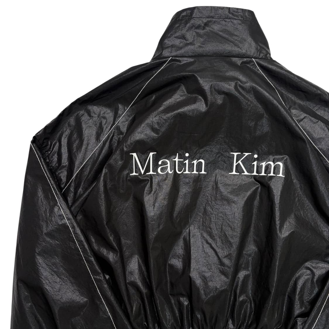 마뗑킴 코팅 크롭 블랙 블루종 자켓 M 상품이미지2