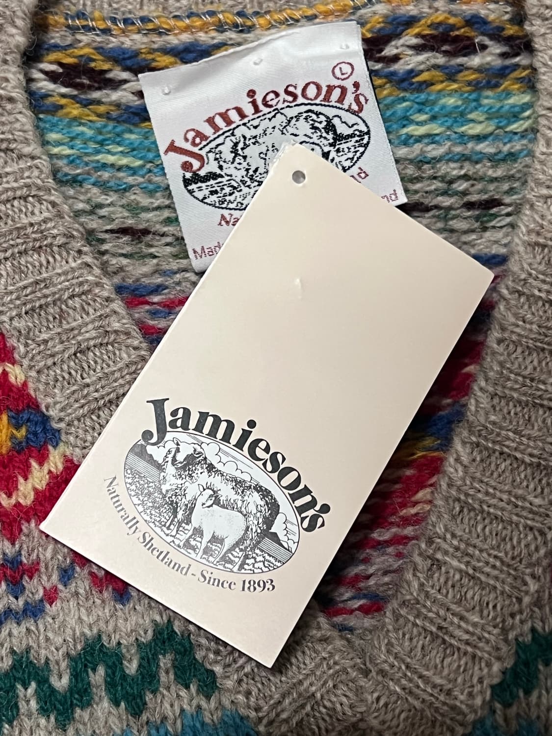 제이미슨스 페어아일 베스트 새상품 상품이미지2