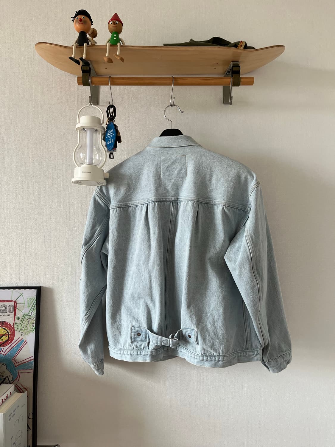 캡틴 선샤인 데님 트래커 1P 자켓 인디고 아이스 워시 상품이미지2