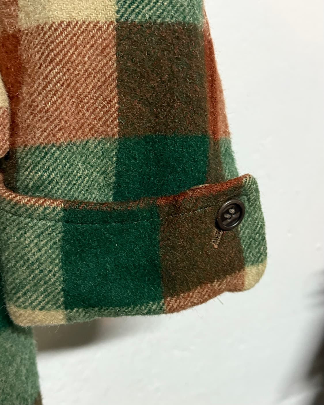 90‘s Winbull 울 체크 싱글코트 M 상품이미지3