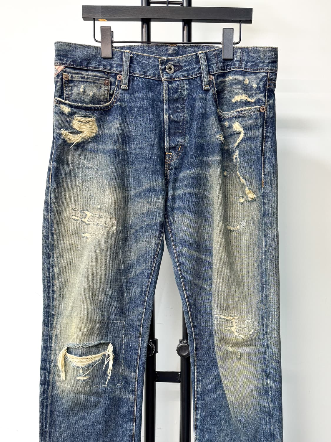 데님앤서플라이 디스트레스드 데님 팬츠 상품이미지4