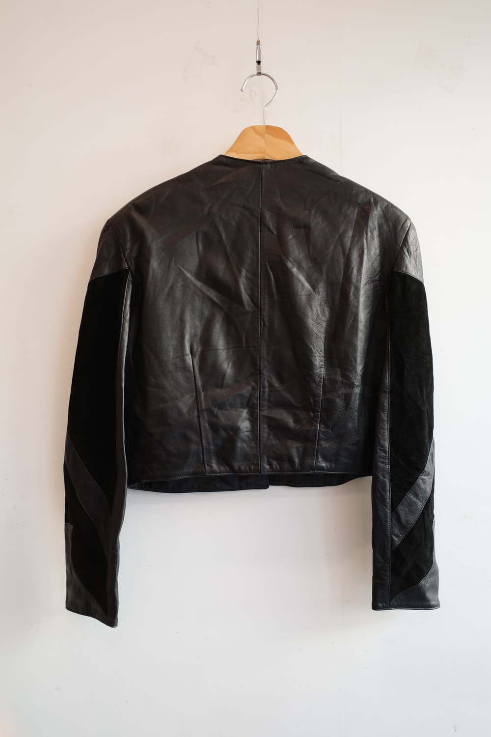 NINA RICCI 니나리치 빈티지 크롭 레더자켓 상품이미지6