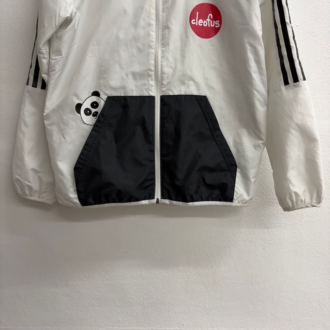 아디다스X클레오부스 화이트 윈드브레이커 자켓(160) 상품이미지6