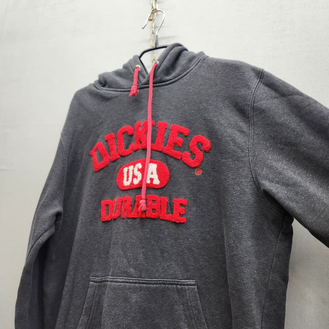 디키즈 스펠 로고 자수 빈티지 후드티 L 상품이미지2