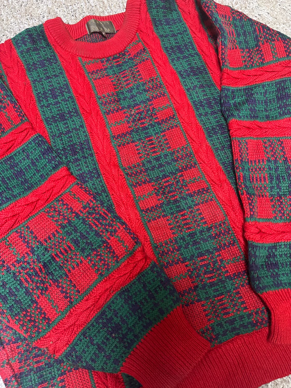 일본판 DEMAIN CLAIR 울 니트 사이즈 105-110 상품이미지2