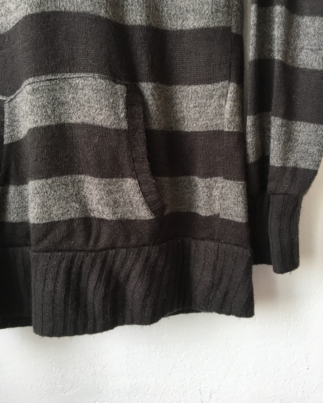 Stripe pattern hood knit 상품이미지5