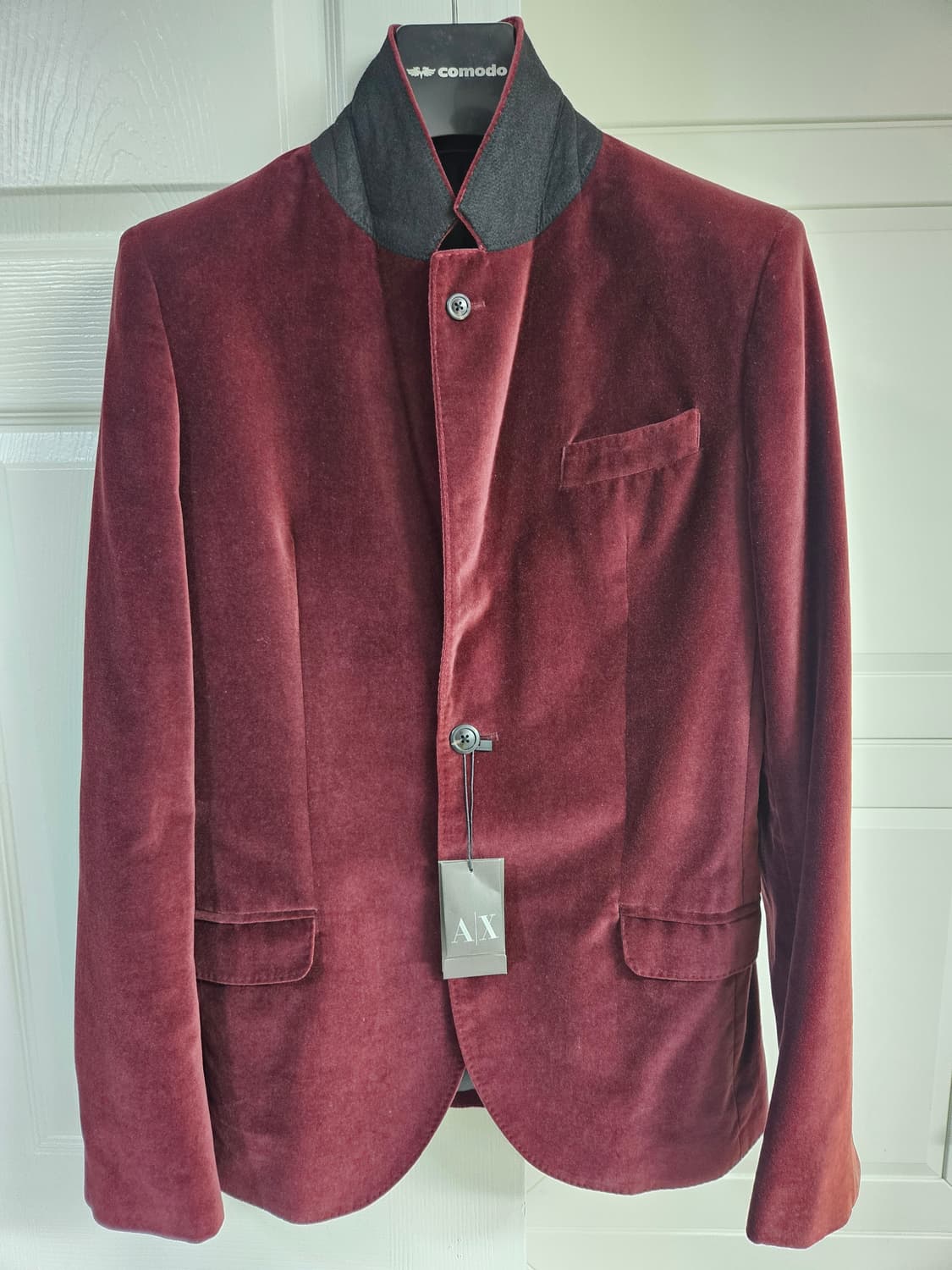 알마니익스체인지 벨벳 블레이저 95 (S) 상품이미지3