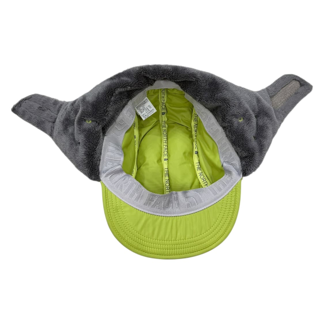 노스페이스 써밋시리즈 군밤 트루퍼햇 구스 이어머프캡 귀도리 모자 라임 상품이미지5