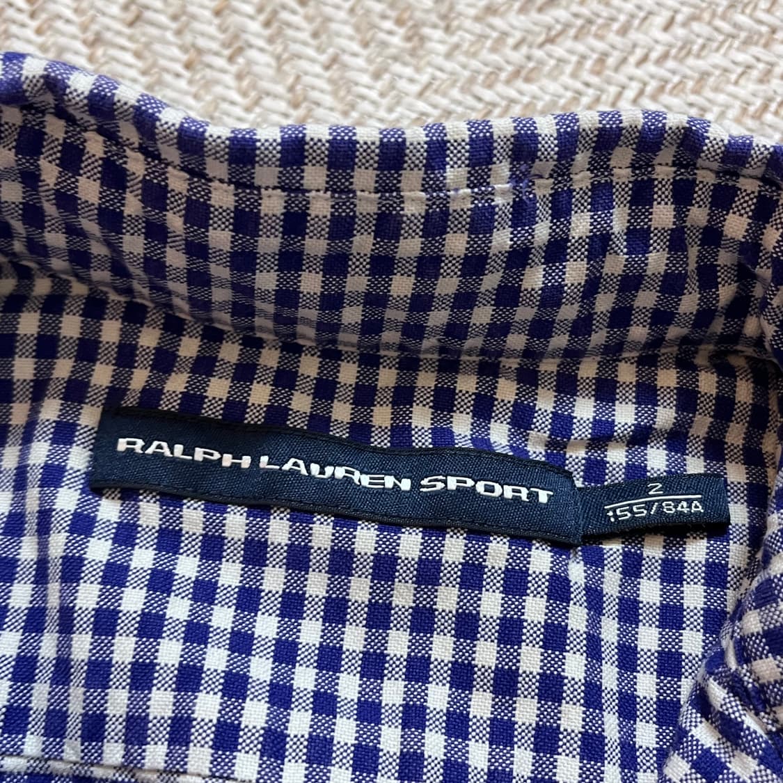 [정품] 폴로 블루 / 버건디포니 체크 셔츠 [ 2 ] 상품이미지4