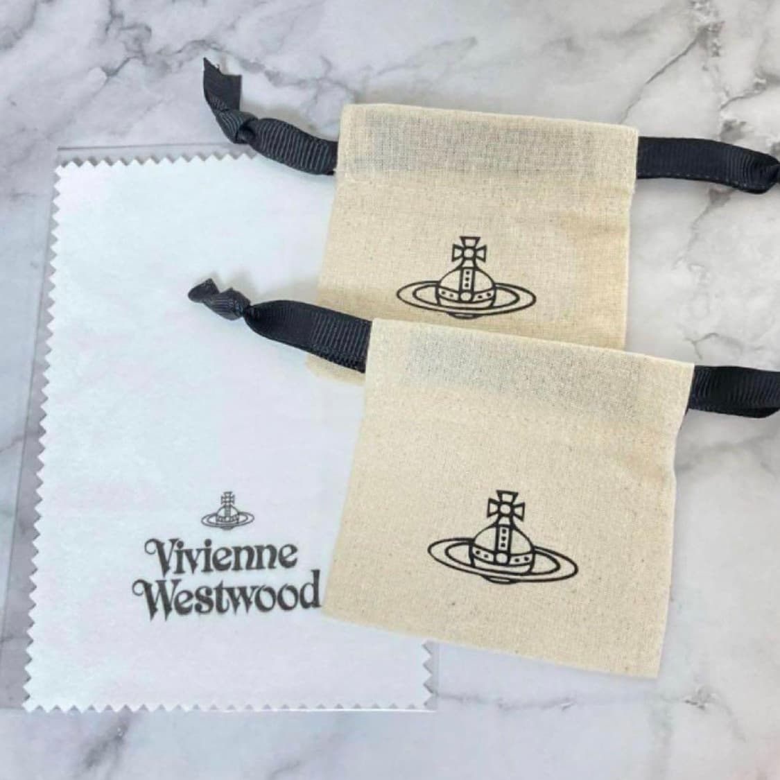 비비안웨스트우드 크리스탈 3D orb 목걸이, 링귀걸이 세트(새상품) 상품이미지10