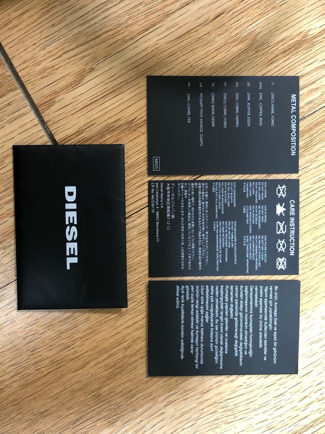 two-tone denim zip backpack / diesel 상품이미지9