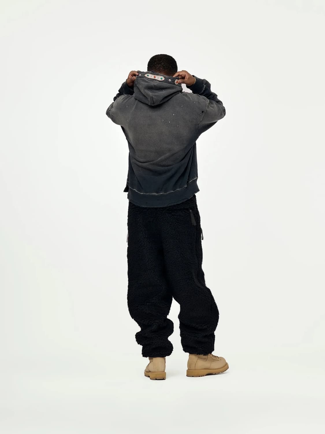 KAPITAL 캐피탈 THRILLER 젬스톤 후드 상품이미지7