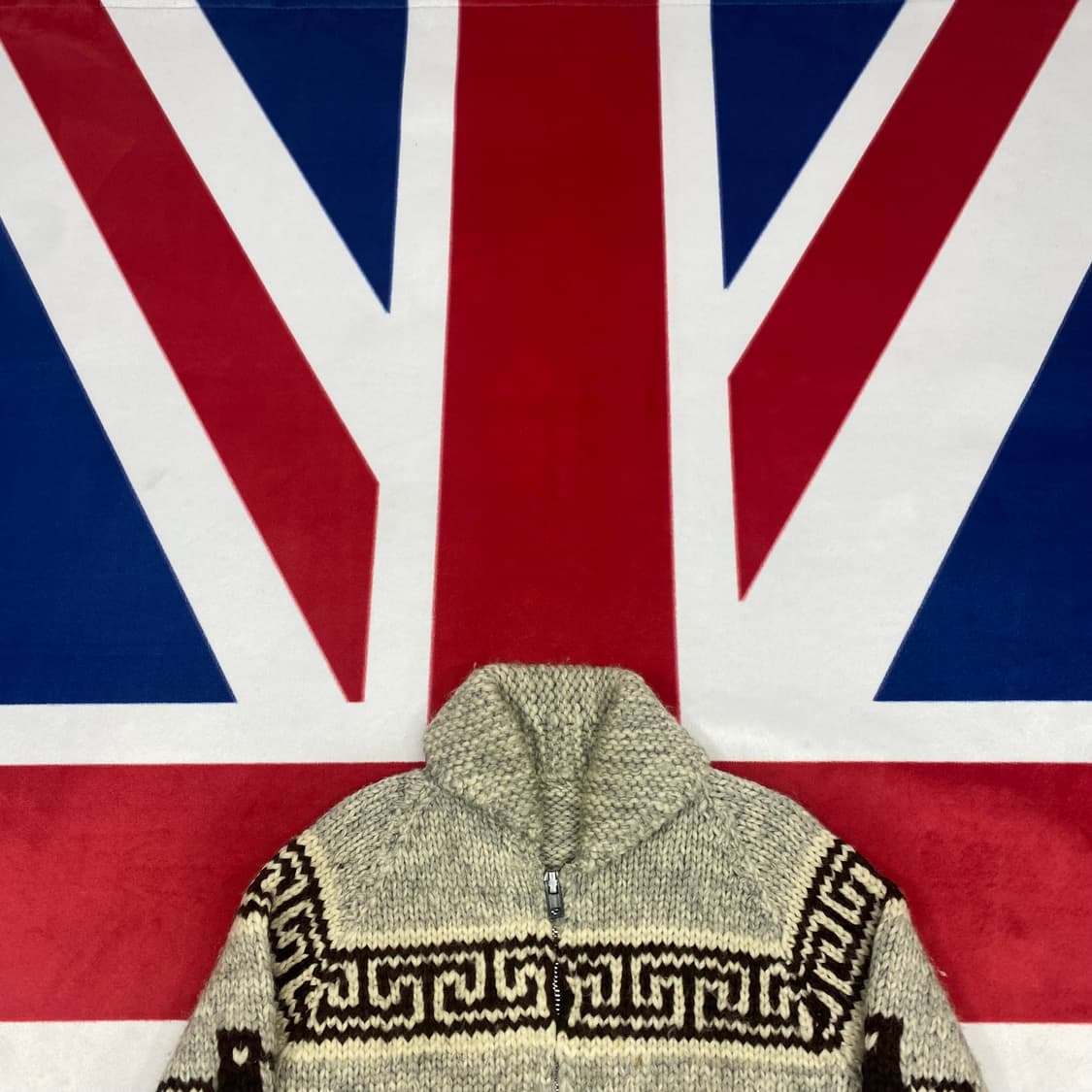 빈티지 헤비울 코위찬 실측 M-L  상품이미지2