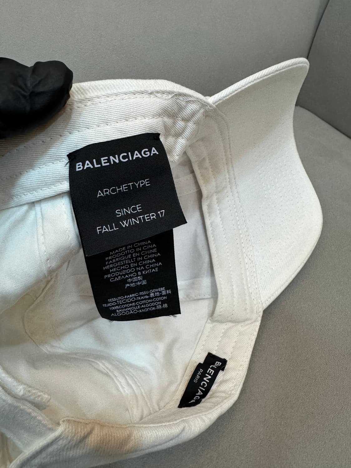 발렌시아가 로고 모자 볼캡  상품이미지3