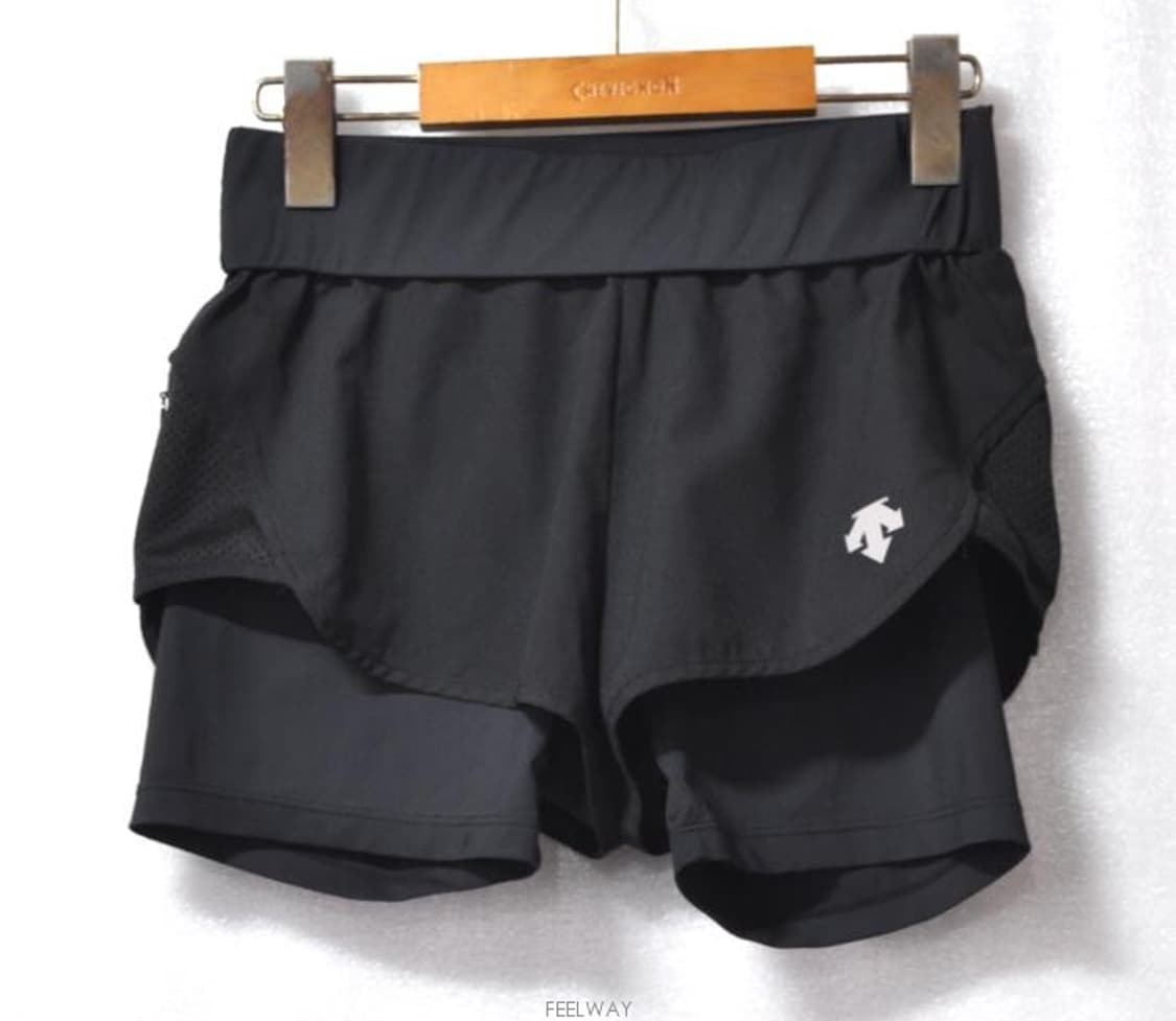 데상트/여성우븐투웨이레깅스숏팬츠(허리26) 상품이미지1