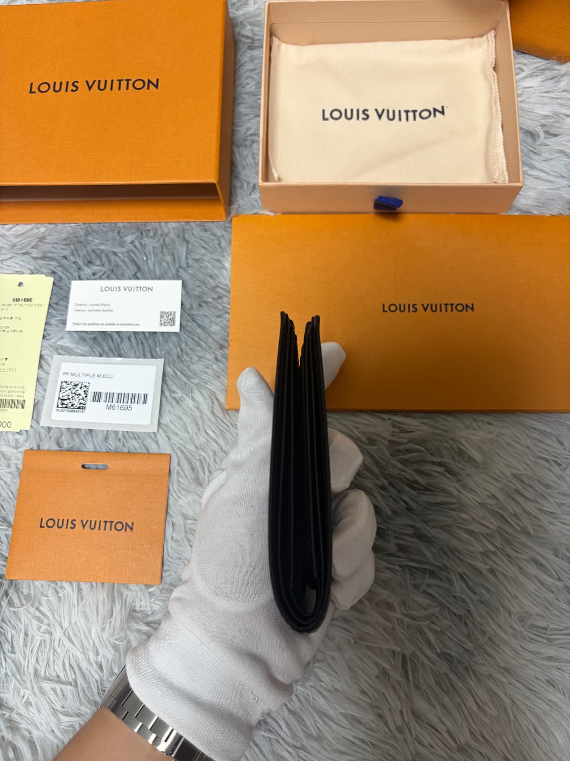 [새상품급/풀구성]루이비통 모노그램 이클립스 반지갑 상품이미지4