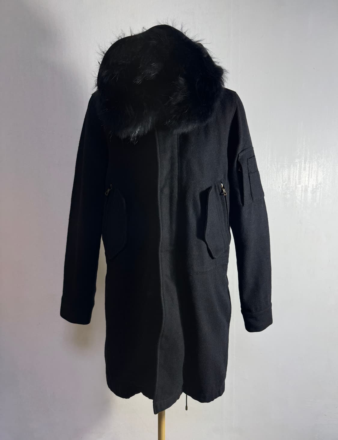 No id 멜튼 울 M-51 파카 y2k vkei  토네이도마트 밀리터리 상품이미지2