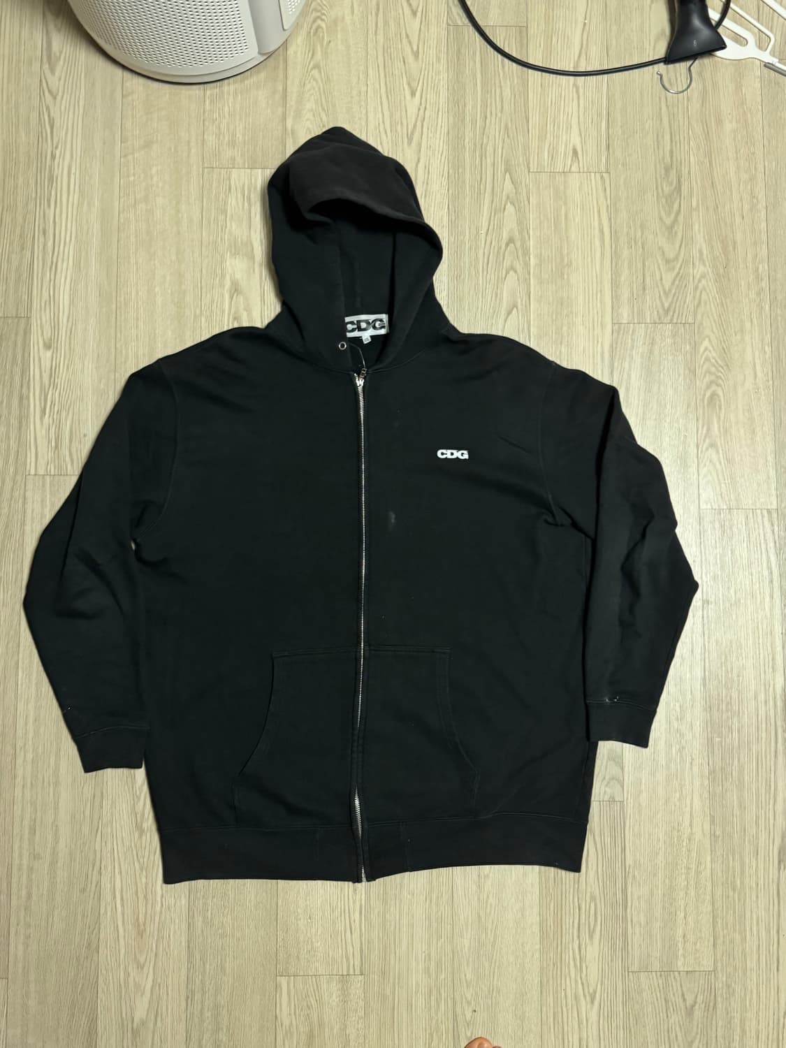 CDG 꼼데가르송 후드집업 블랙 상품이미지4