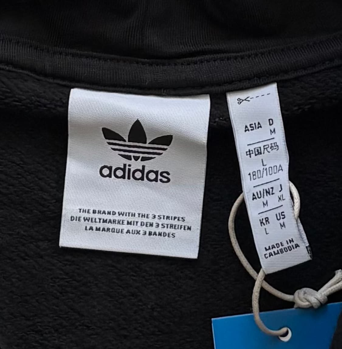 adidas 아디다스 불꽃 하프집업 후드티 상품이미지5