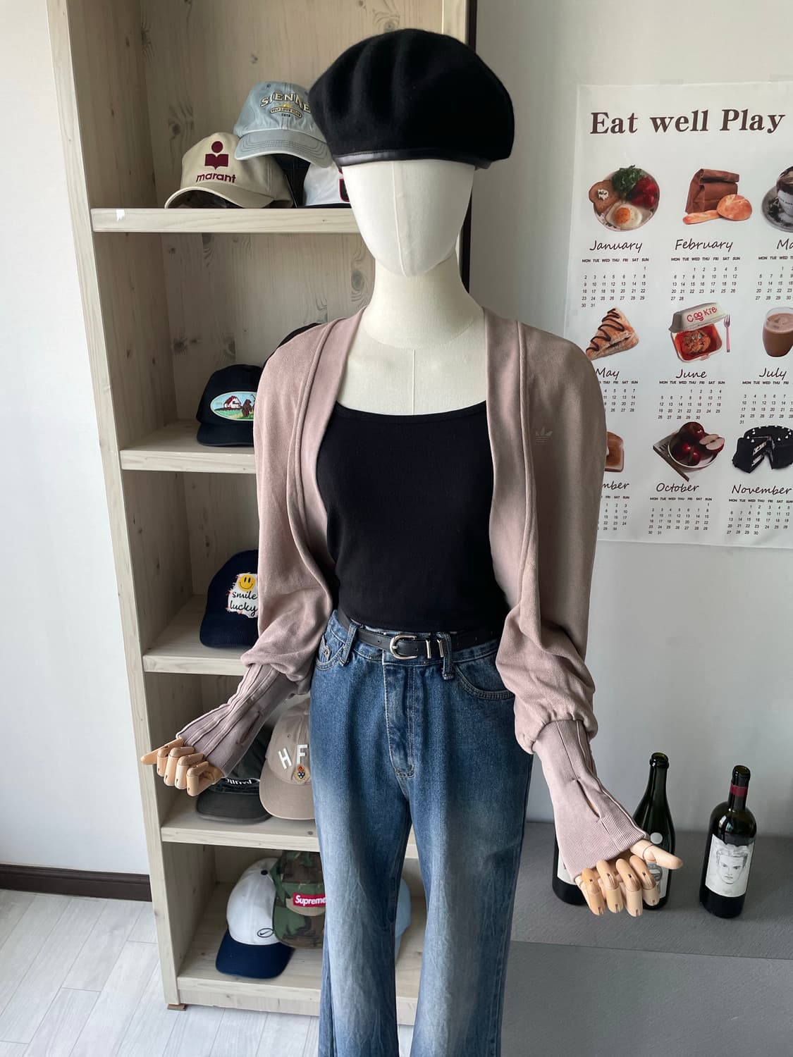 아디다스 크롭 가디건 상품이미지4