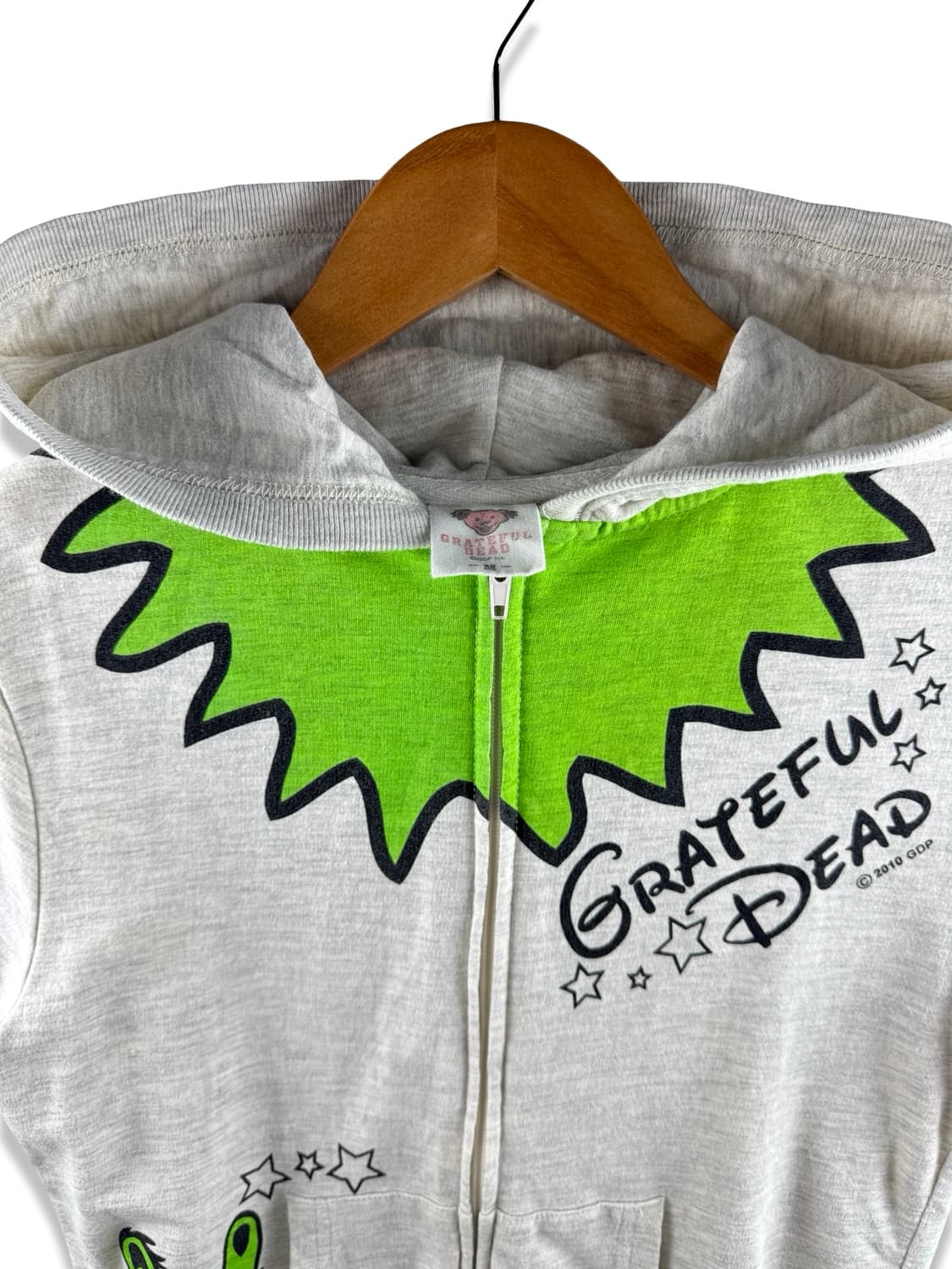 그레이트풀데드 댄싱베어 키치 반팔후드집업2962 상품이미지4