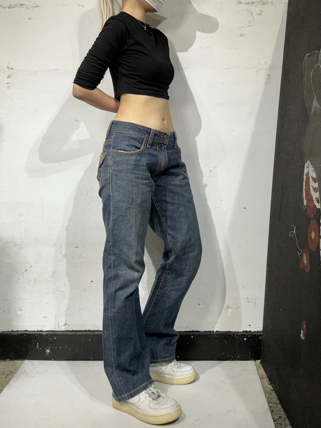 00s 로빈스진 진청 와투케 데님 팬츠 청바지 29 상품이미지2