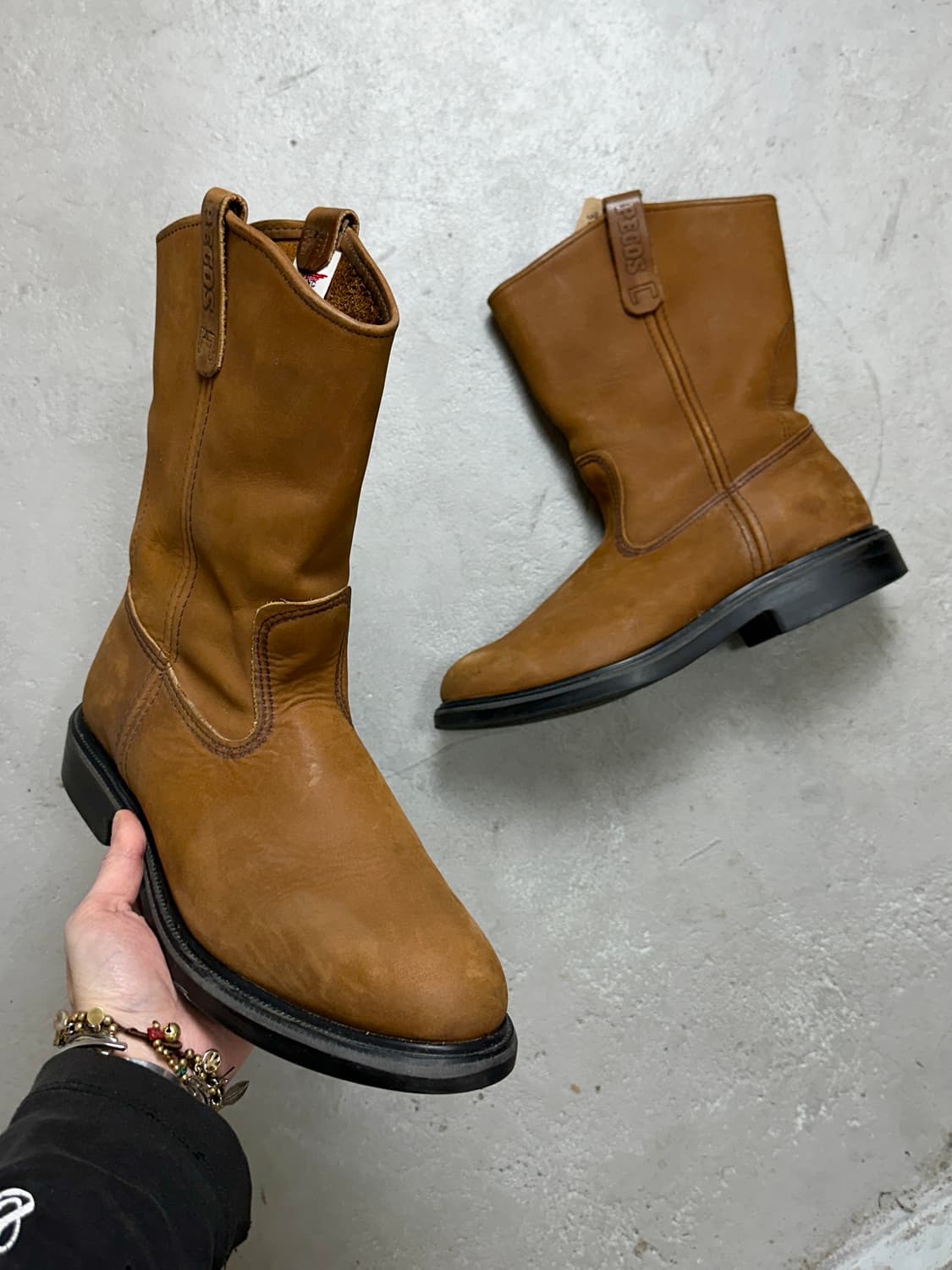 00's OG USA Made 레드윙 1105 페코스 웨스턴 부츠 상품이미지1