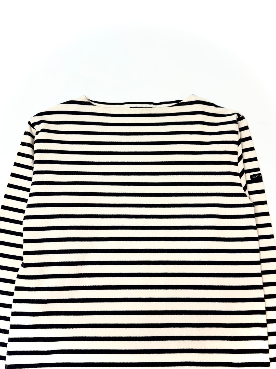 SAINT JAMES 세인트제임스 그레이컬러 스트라이프 롱슬리브 티셔츠 상품이미지2