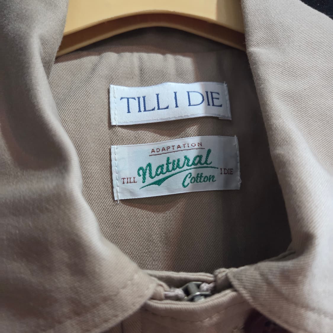 TILL I DIE 틸아이다이 버튼 업 비조 블루종 상품이미지5
