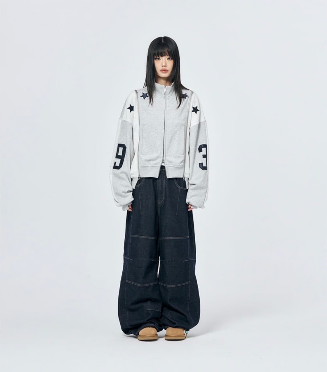 스키즘인듀싱 ASSEMBLY TRACK TOP GREY 상품이미지1