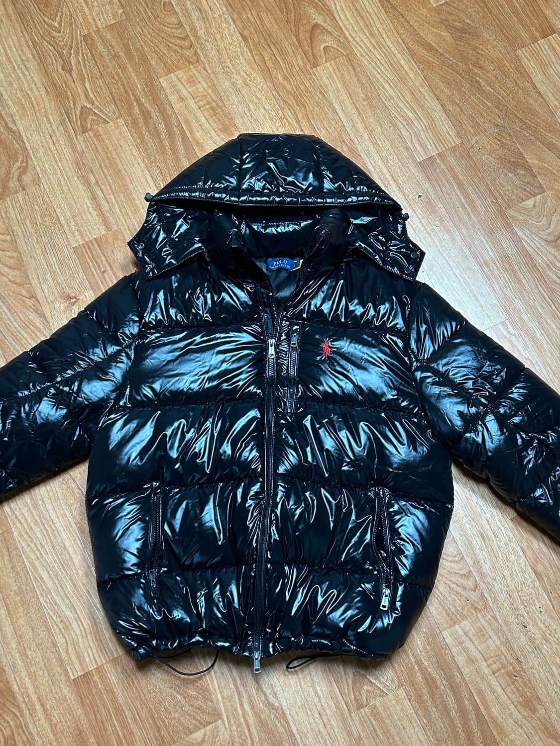 폴로 랄프로렌 유광 패딩 상품이미지1