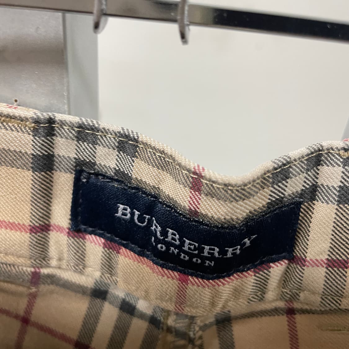 버버리 노바 체크 팬츠 베이지 32 상품이미지6
